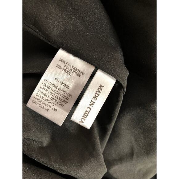 Amanda + Chelsea Skirt Wool Blend Brushed Colorblock Mini Camel Grey Black NWT S - Picture 8 of 9